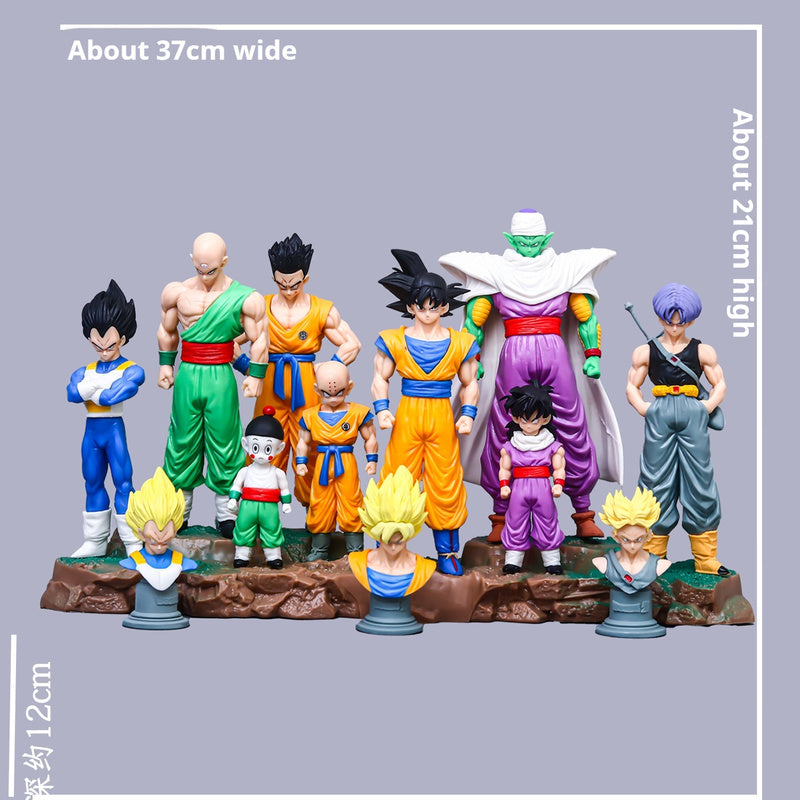 Lot de 9 Figurines Dragon Ball Z Classic Original