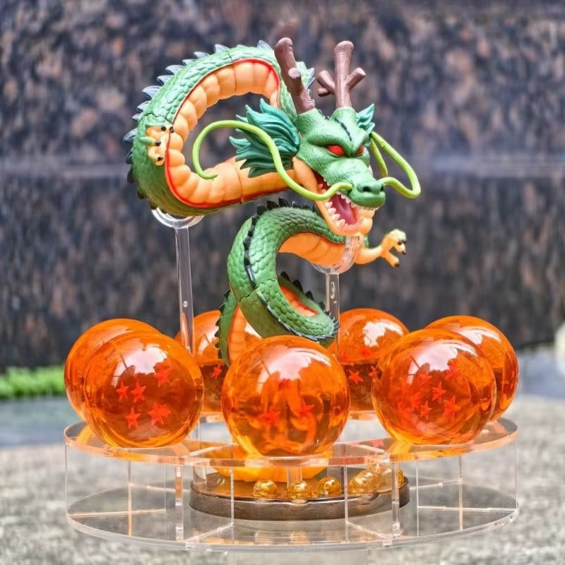 Figurine Dragon Ball Z Dragon Shenron et ses 7 Boules de Cristal