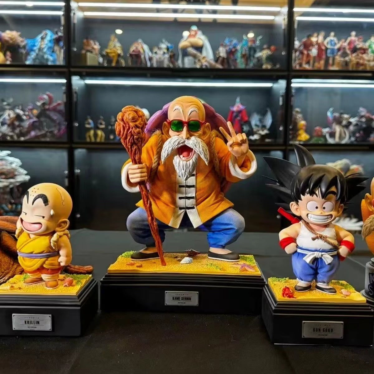 Figurines Dragon Ball Z Goku, Krilin & Roshi