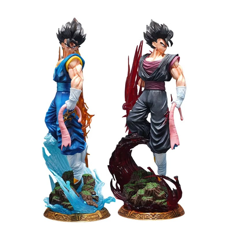 Figurine Dragon Ball Z Vegetto 2.0 – 38cm – 3 Têtes Interchangeables ⚡