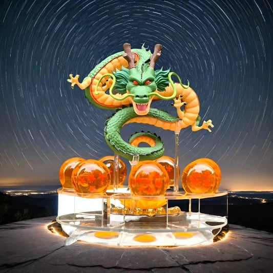 Figurine Dragon Ball Z Dragon Shenron et ses 7 Boules de Cristal