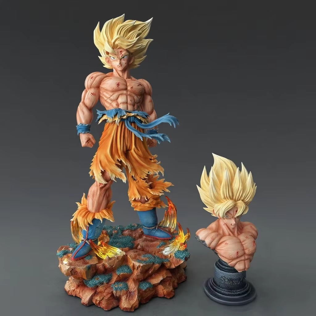 Figurine Dragon Ball Z Sangoku Super Saiyan (34 CM !)