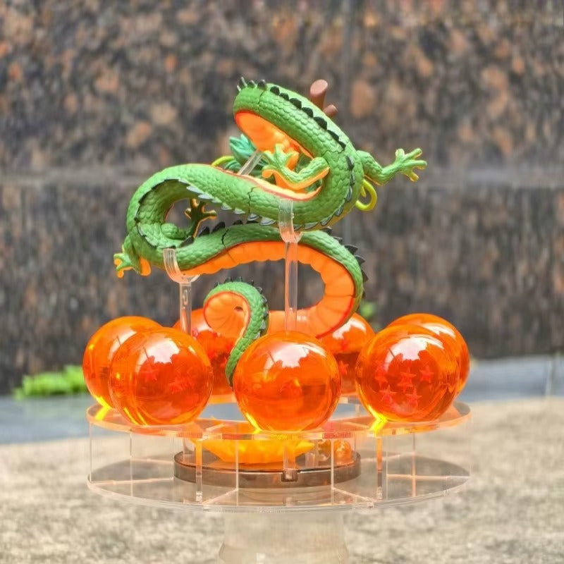 Figurine Dragon Ball Z Dragon Shenron et ses 7 Boules de Cristal