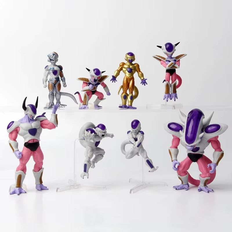 Lot de 8 Figurines Dragon Ball Z Freezer