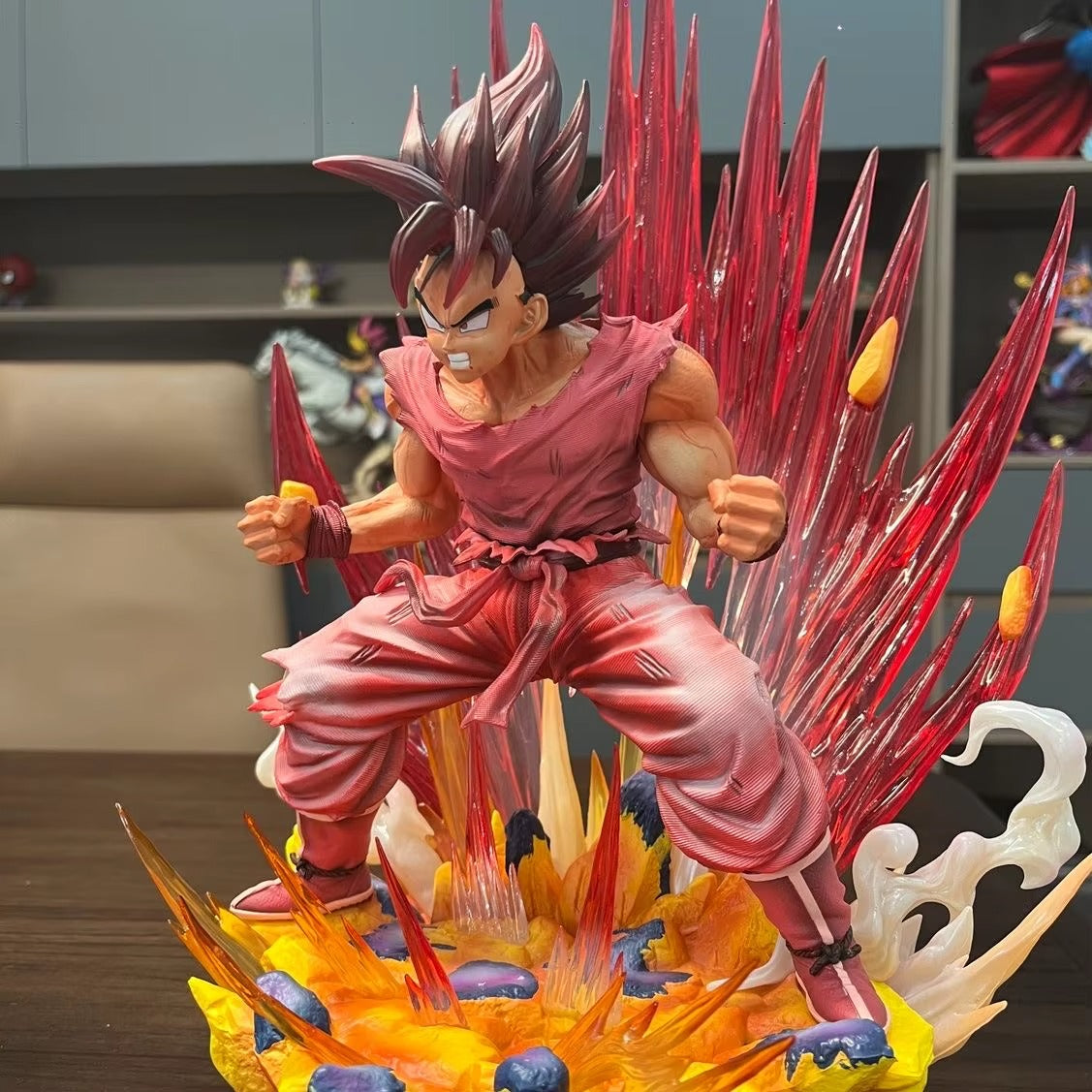 Figurine Dragon Ball Z Sangoku Kaïoken XXL 38 cm !