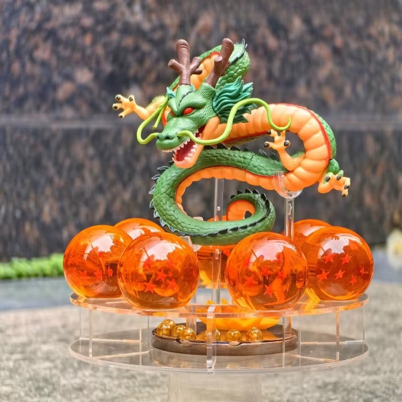Figurine Dragon Ball Z Dragon Shenron et ses 7 Boules de Cristal