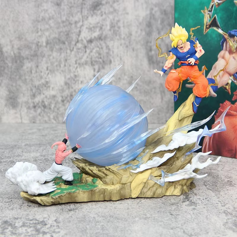 Figurine Dragon Ball Z Sangoku vs Buu (Edition Limitée)
