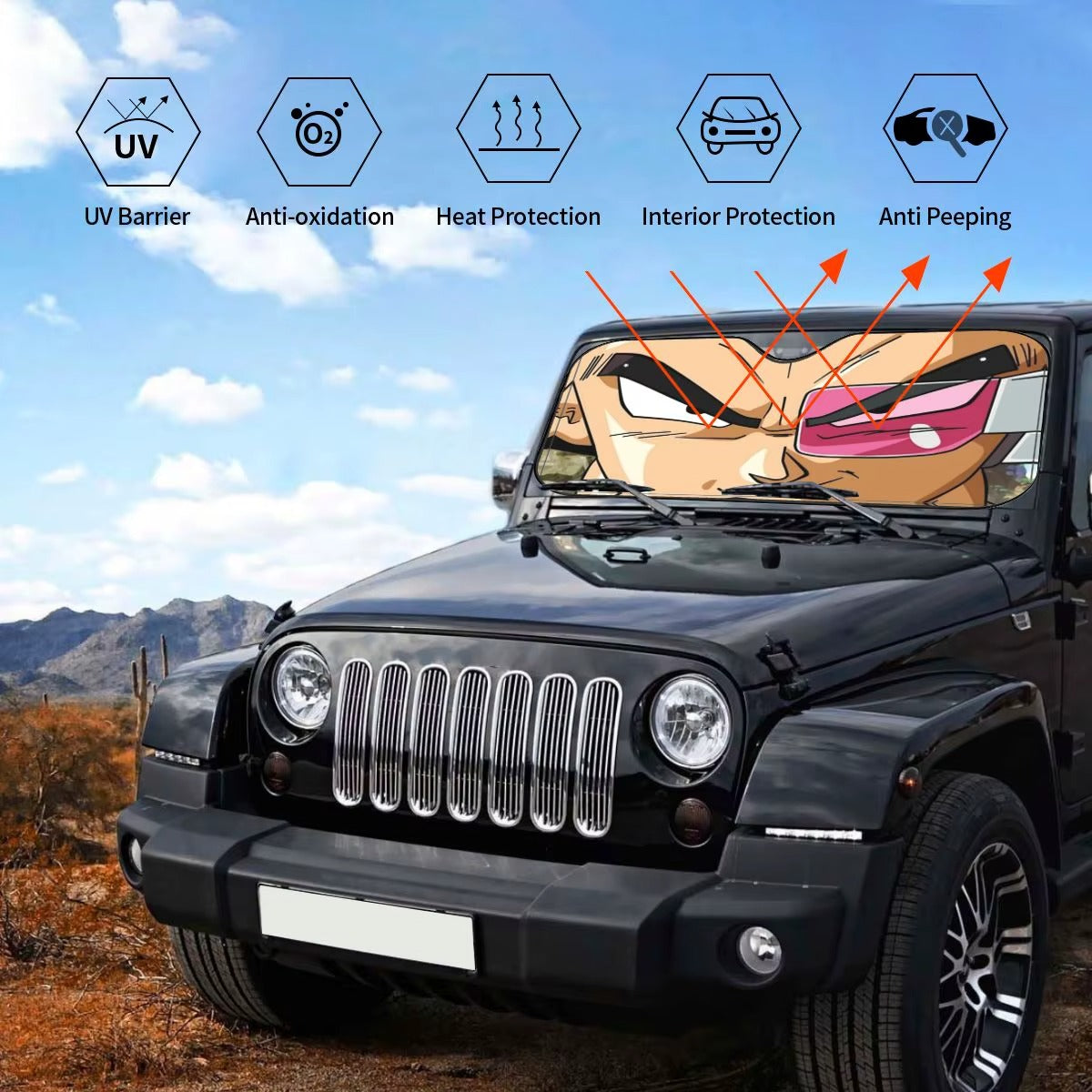 Pare Soleil Voiture Dragon Ball Z