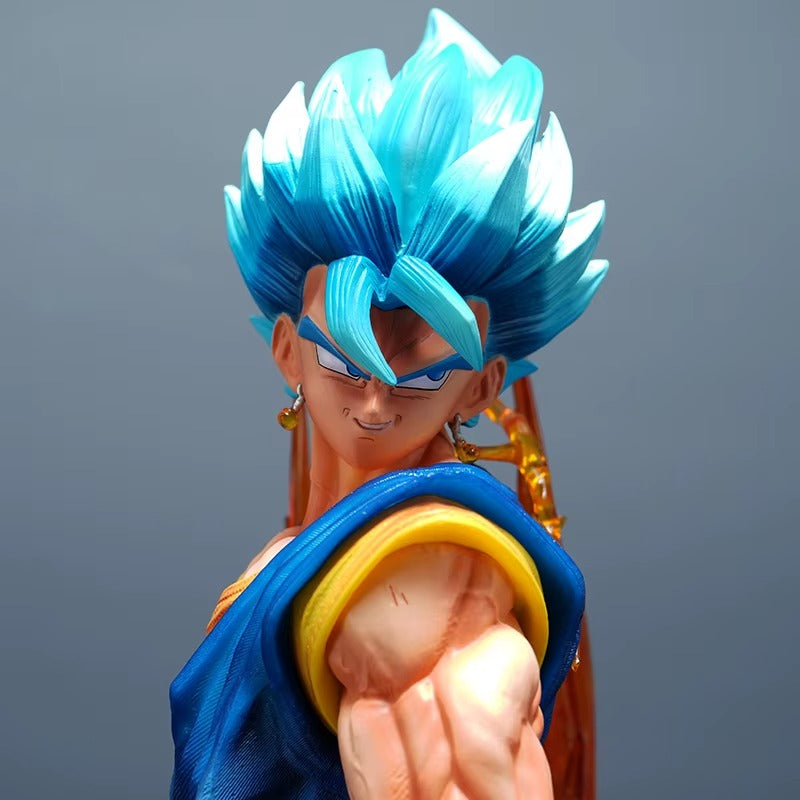 Figurine Dragon Ball Z Vegetto 2.0 – 38cm – 3 Têtes Interchangeables ⚡