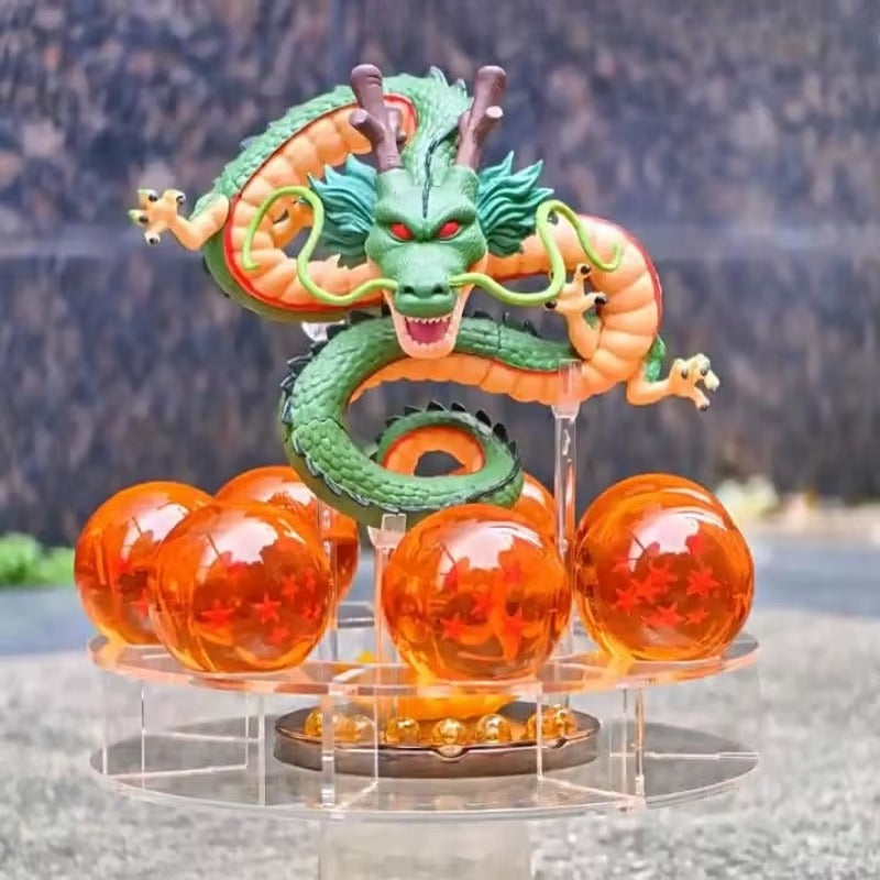 Figurine Dragon Ball Z Dragon Shenron et ses 7 Boules de Cristal