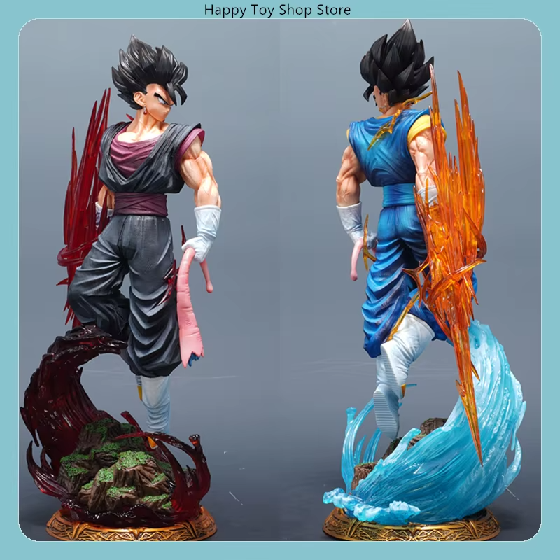 Figurine Dragon Ball Z Vegetto 2.0 – 38cm – 3 Têtes Interchangeables ⚡