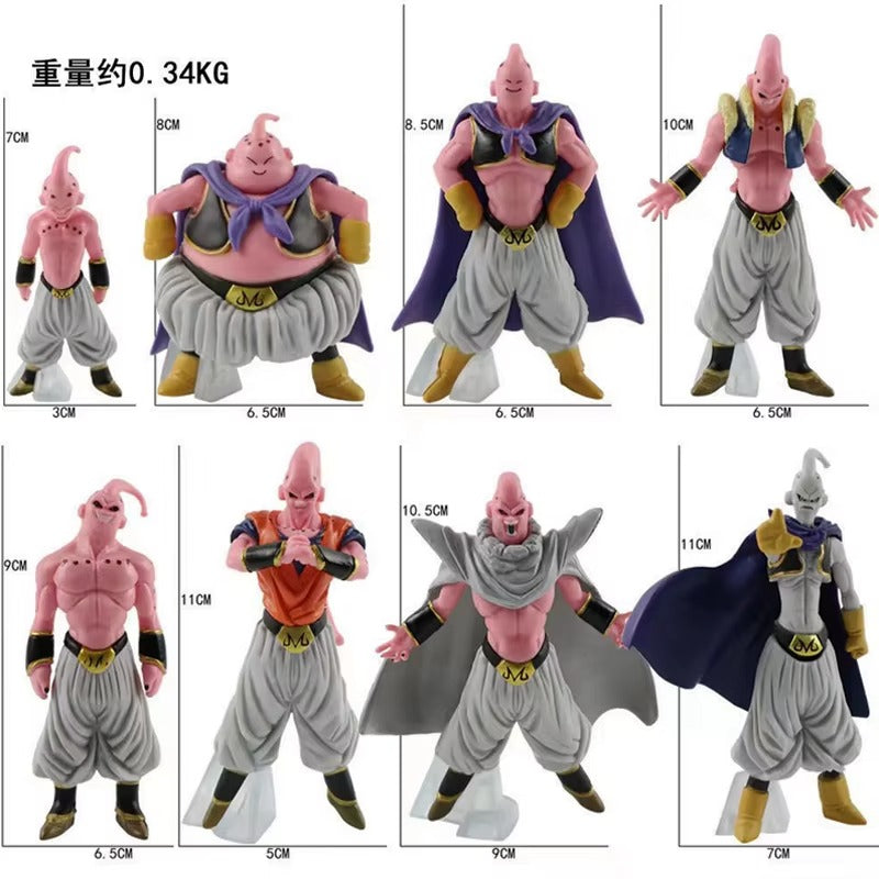 Lot de 8 Figurines Dragon Ball Z Arc Buu