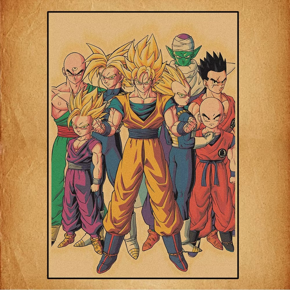 Toile murale affiche Dragon Ball Z