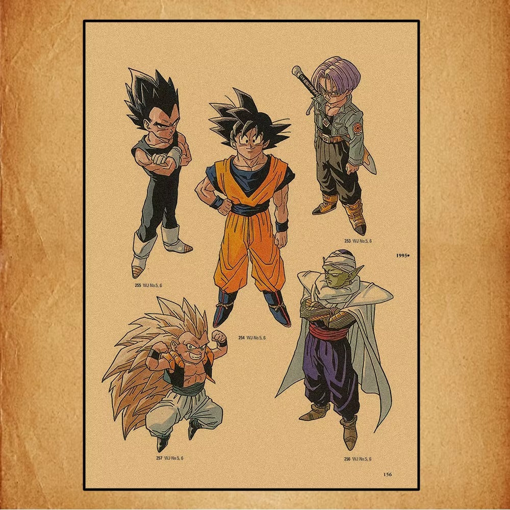 Toile murale affiche Dragon Ball Z