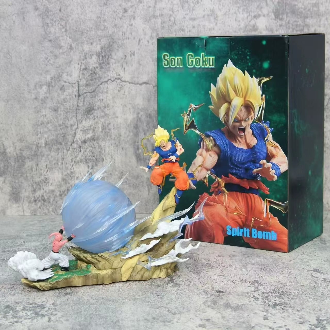 Figurine Dragon Ball Z Sangoku vs Buu (Edition Limitée)