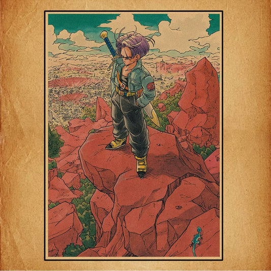 Toile murale affiche Dragon Ball Z