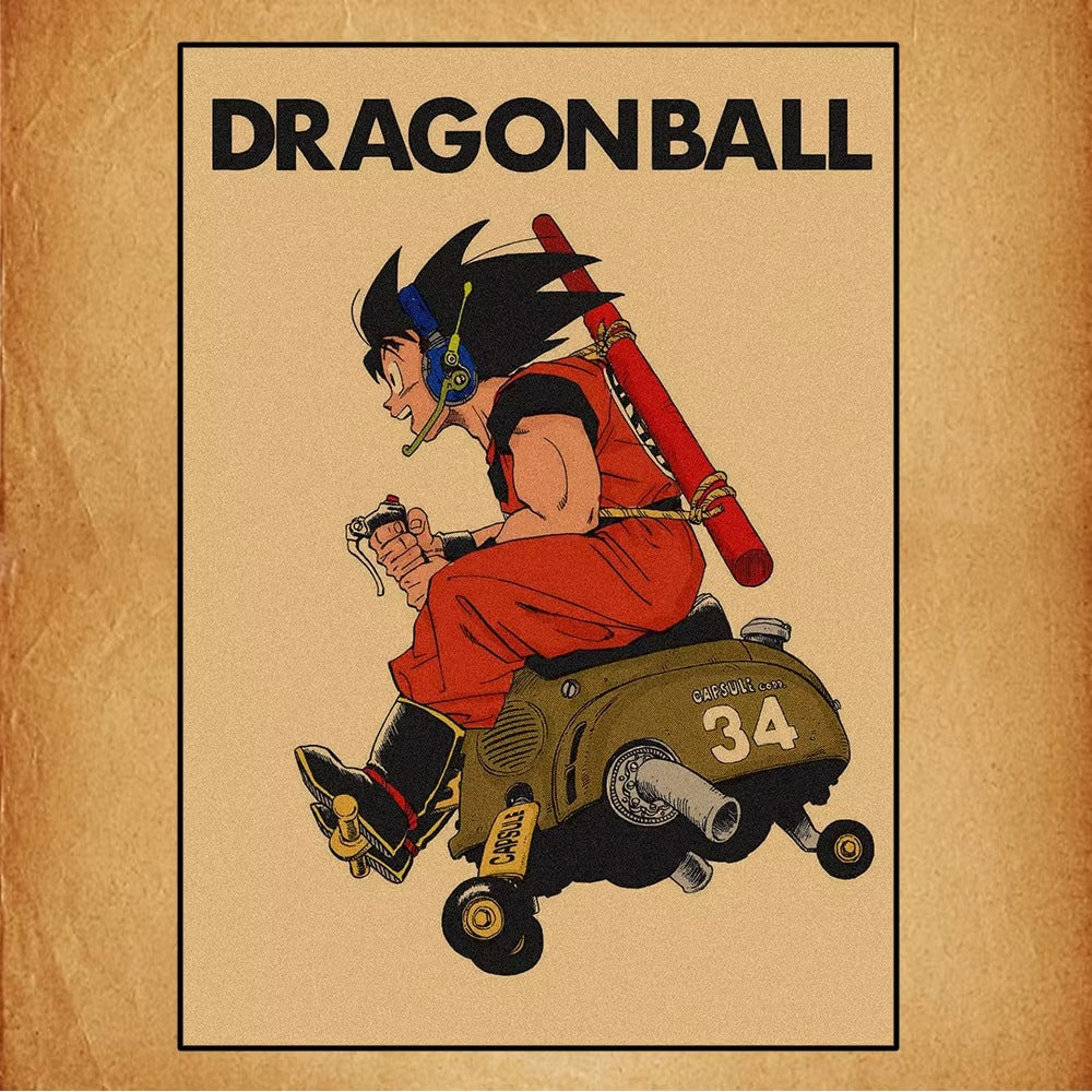 Toile murale affiche Dragon Ball Z