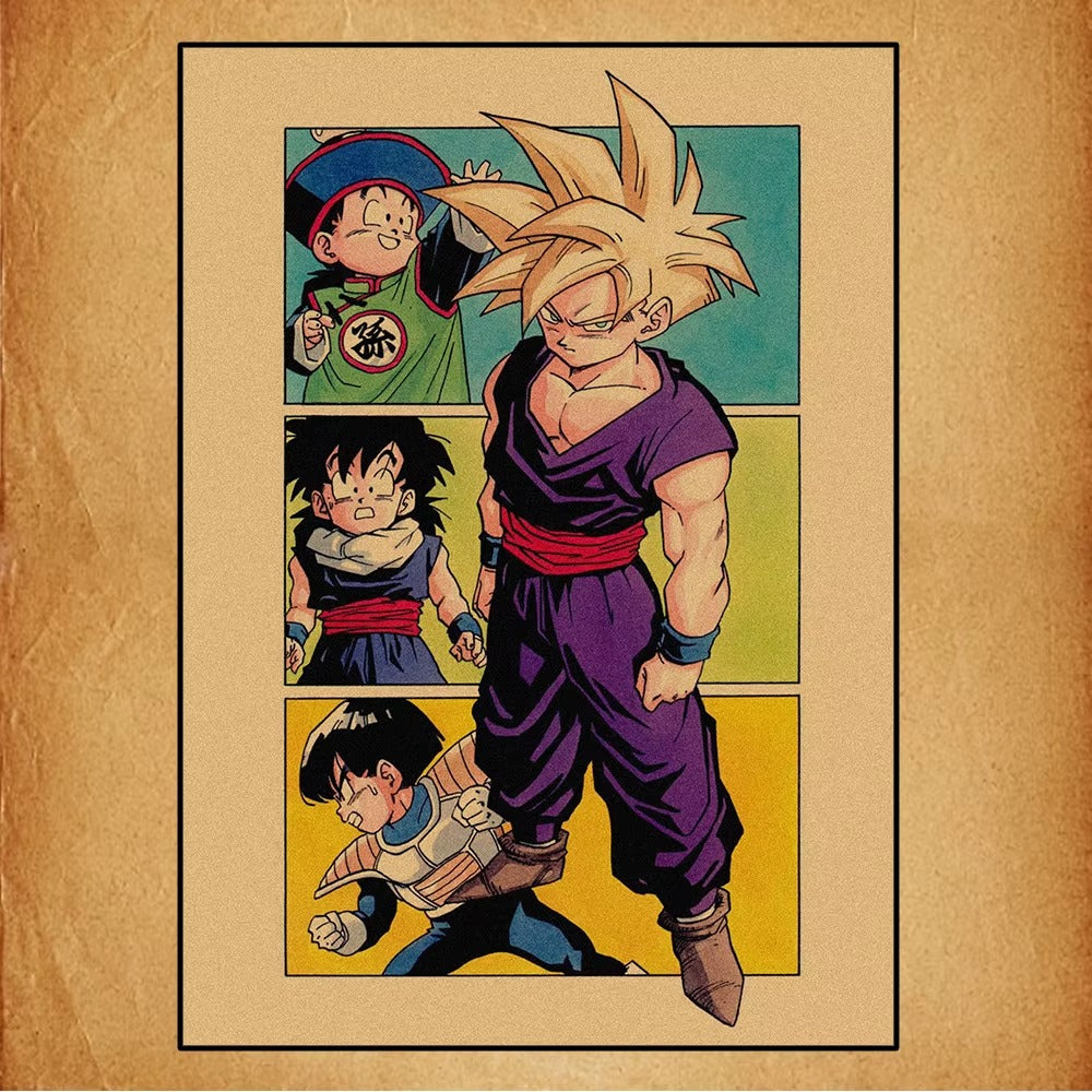 Toile murale affiche Dragon Ball Z