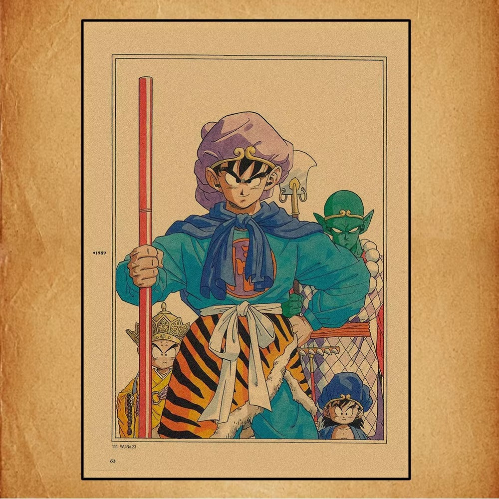 Toile murale affiche Dragon Ball Z