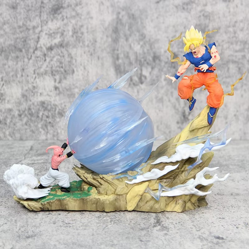 Figurine Dragon Ball Z Sangoku vs Buu (Edition Limitée)